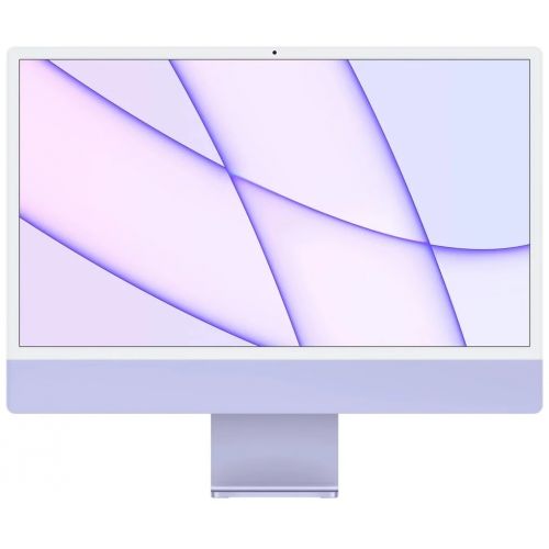 Купить Apple iMac 24" Retina 4,5K (Z130002B8), M1 (8C CPU, 7C GPU), 8 ГБ, 256 ГБ SSD, фиолетовый по цене 152 890₽